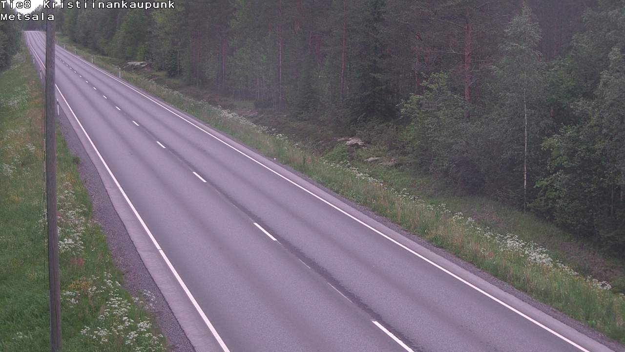 Kelikamerat Kuva Tie 8 Kristiinankaupunki, Metsälä, Kristiinankaupunki, Pohjanmaa