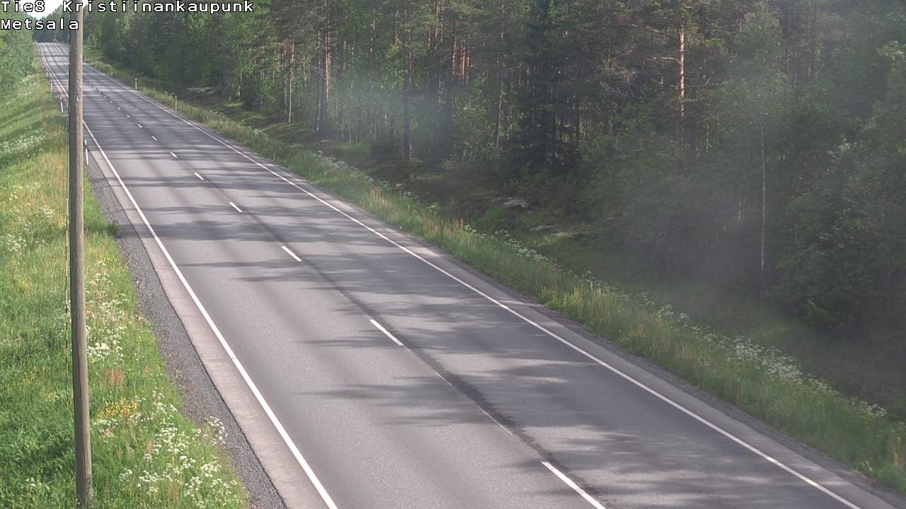 Weather Camera Image Väg 8 Kristinestad, Ömossa, Kristiinankaupunki, Pohjanmaa