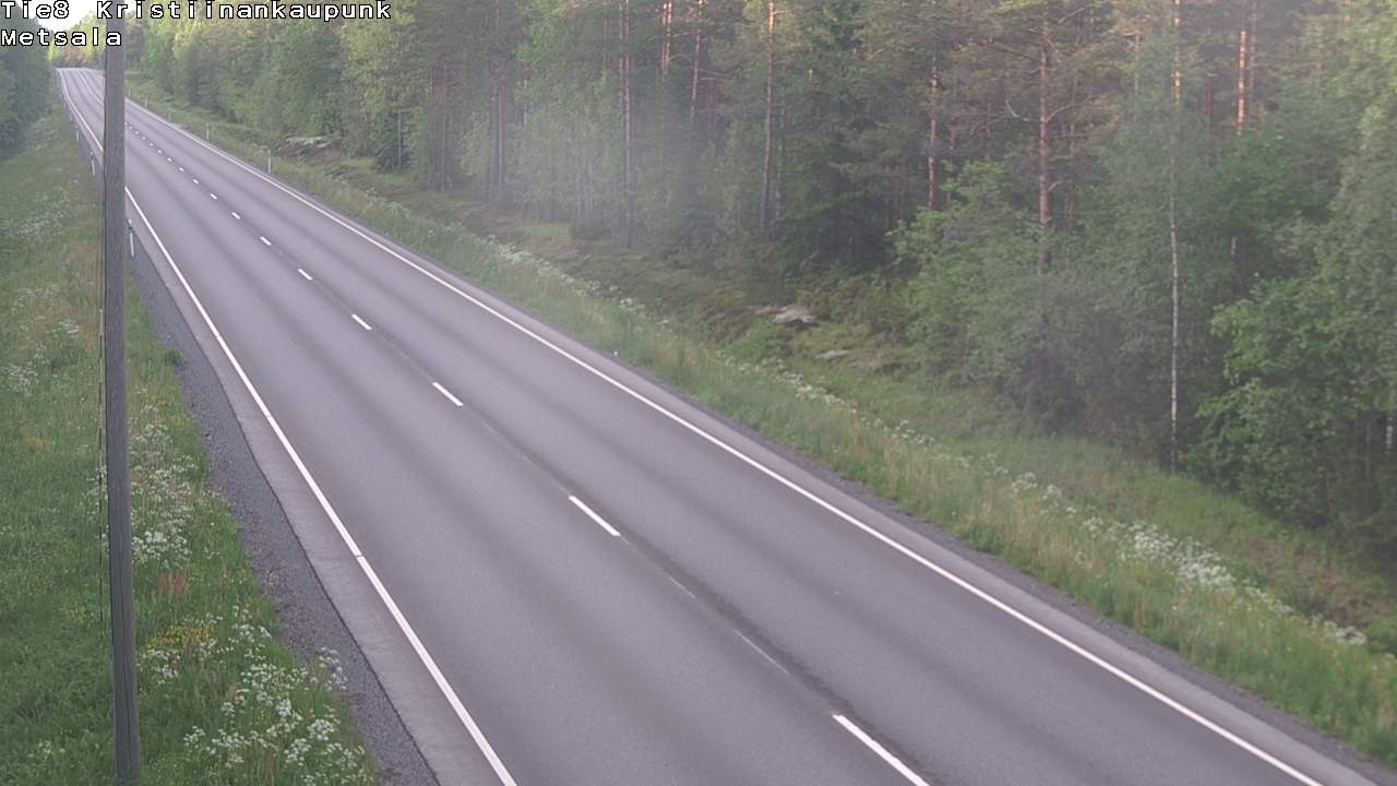 Kelikamerat Kuva Tie 8 Kristiinankaupunki, Metsälä, Kristiinankaupunki, Pohjanmaa