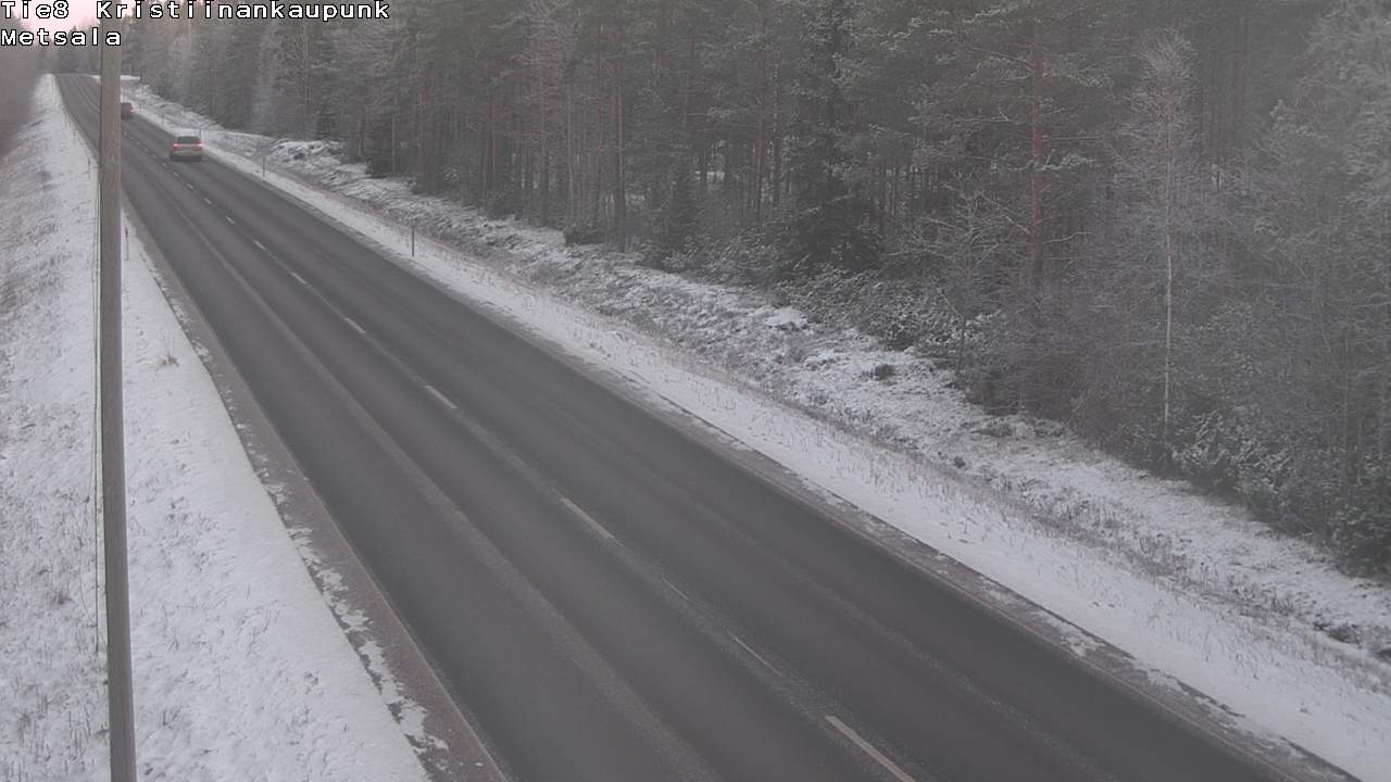 Weather Camera Image Road 8 Kristiinankaupunki Metsälä, Kristiinankaupunki, Pohjanmaa