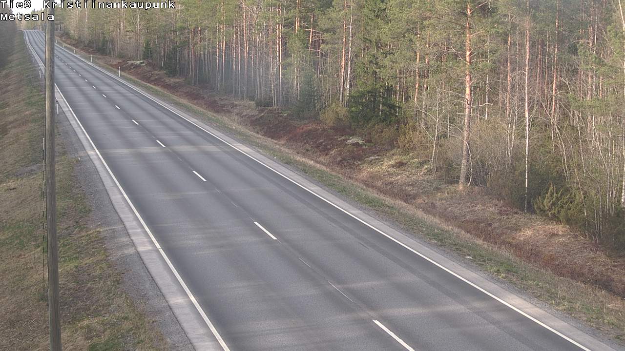 Weather Camera Image Väg 8 Kristinestad, Ömossa, Kristiinankaupunki, Pohjanmaa