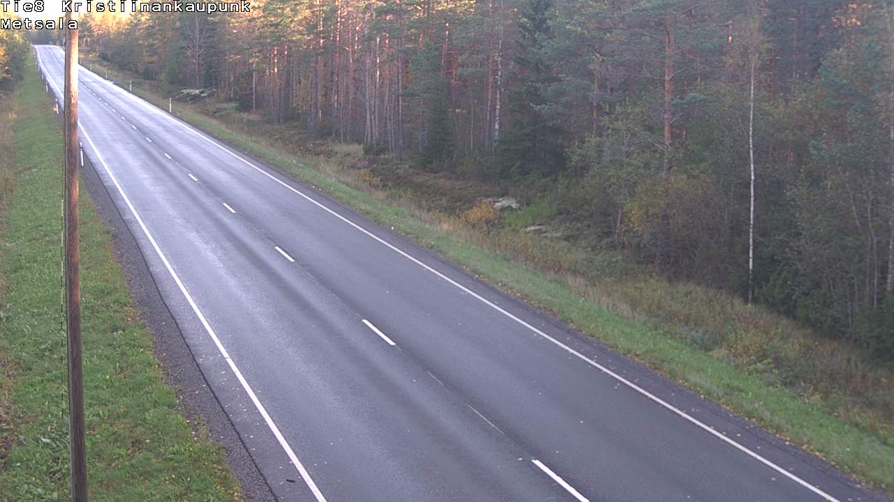 Weather Camera Image Väg 8 Kristinestad, Ömossa, Kristiinankaupunki, Pohjanmaa