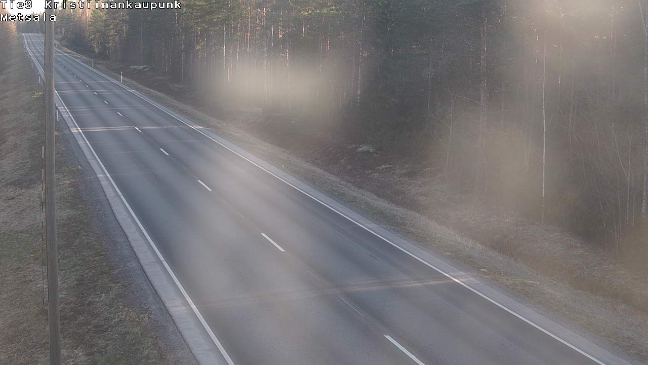 Weather Camera Image Väg 8 Kristinestad, Ömossa, Kristiinankaupunki, Pohjanmaa