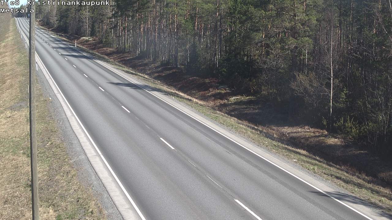 Weather Camera Image Väg 8 Kristinestad, Ömossa, Kristiinankaupunki, Pohjanmaa