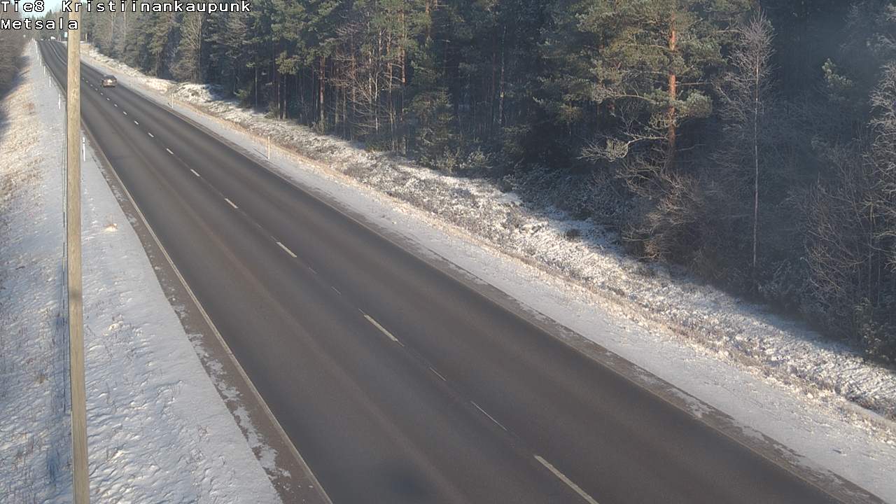 Weather Camera Image Väg 8 Kristinestad, Ömossa, Kristiinankaupunki, Pohjanmaa