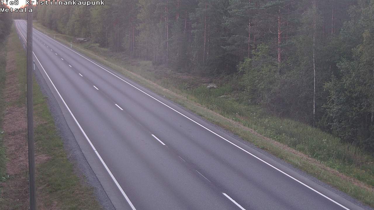 Kelikamerat Kuva Tie 8 Kristiinankaupunki, Metsälä, Kristiinankaupunki, Pohjanmaa