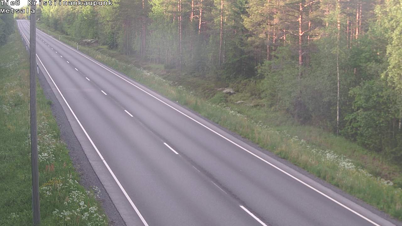 Kelikamerat Kuva Tie 8 Kristiinankaupunki, Metsälä, Kristiinankaupunki, Pohjanmaa