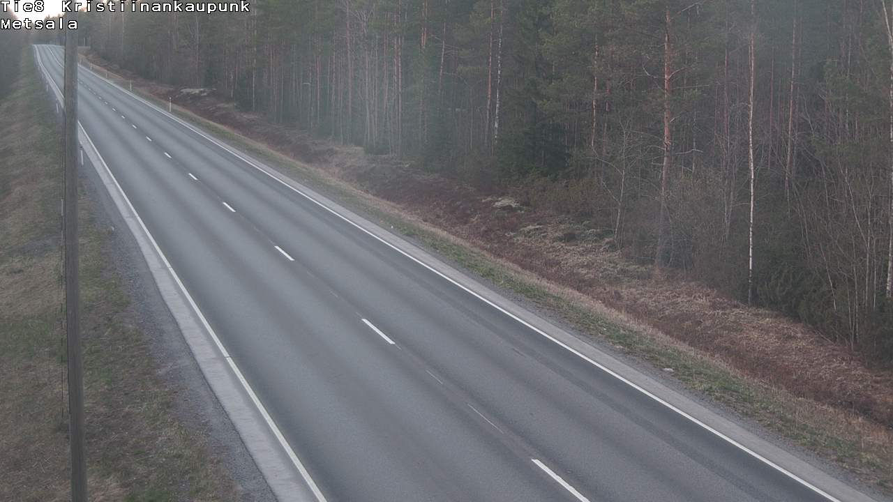 Weather Camera Image Väg 8 Kristinestad, Ömossa, Kristiinankaupunki, Pohjanmaa