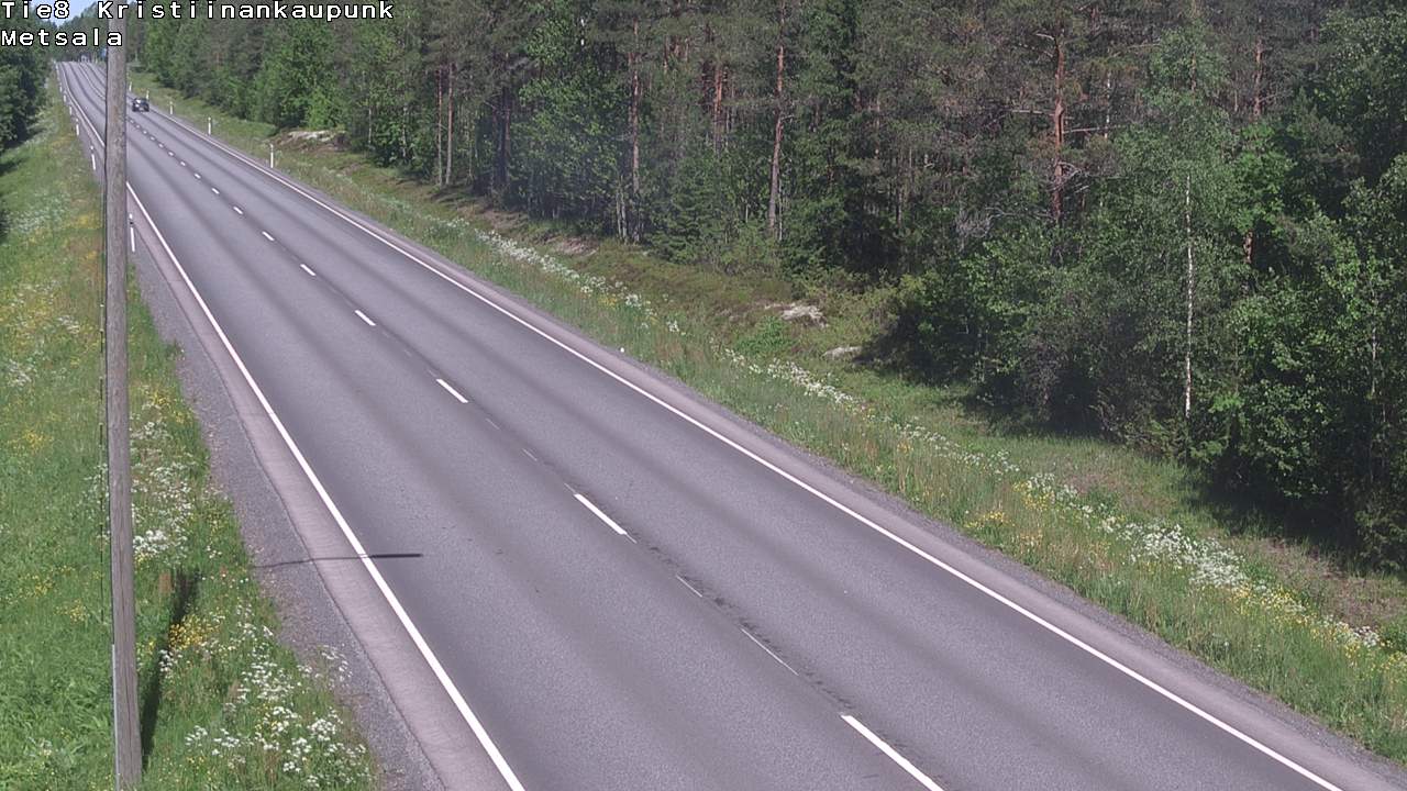 Weather Camera Image Väg 8 Kristinestad, Ömossa, Kristiinankaupunki, Pohjanmaa