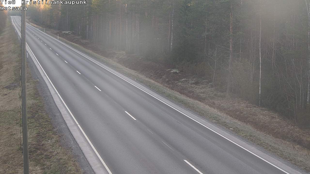 Weather Camera Image Väg 8 Kristinestad, Ömossa, Kristiinankaupunki, Pohjanmaa