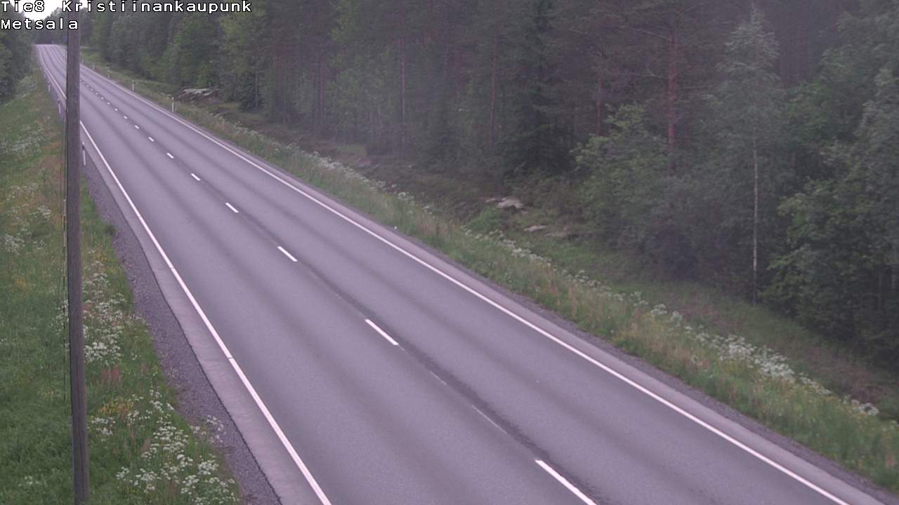 Kelikamerat Kuva Tie 8 Kristiinankaupunki, Metsälä, Kristiinankaupunki, Pohjanmaa