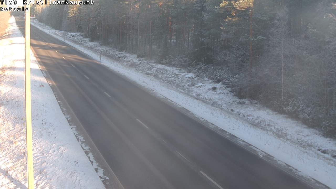 Weather Camera Image Väg 8 Kristinestad, Ömossa, Kristiinankaupunki, Pohjanmaa