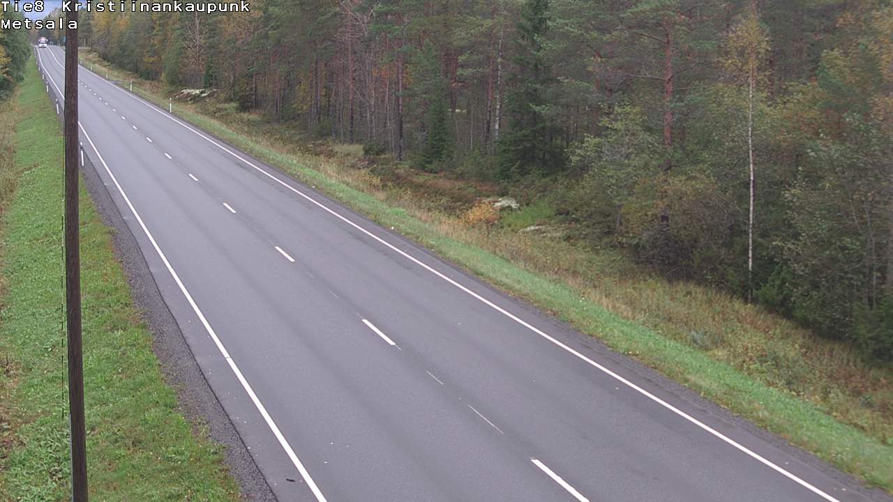 Kelikamerat Kuva Tie 8 Kristiinankaupunki, Metsälä, Kristiinankaupunki, Pohjanmaa