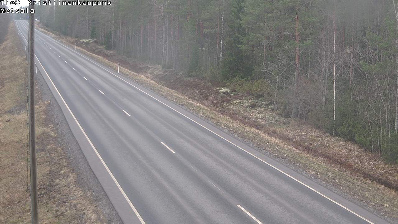 Weather Camera Image Road 8 Kristiinankaupunki Metsälä, Kristiinankaupunki, Pohjanmaa