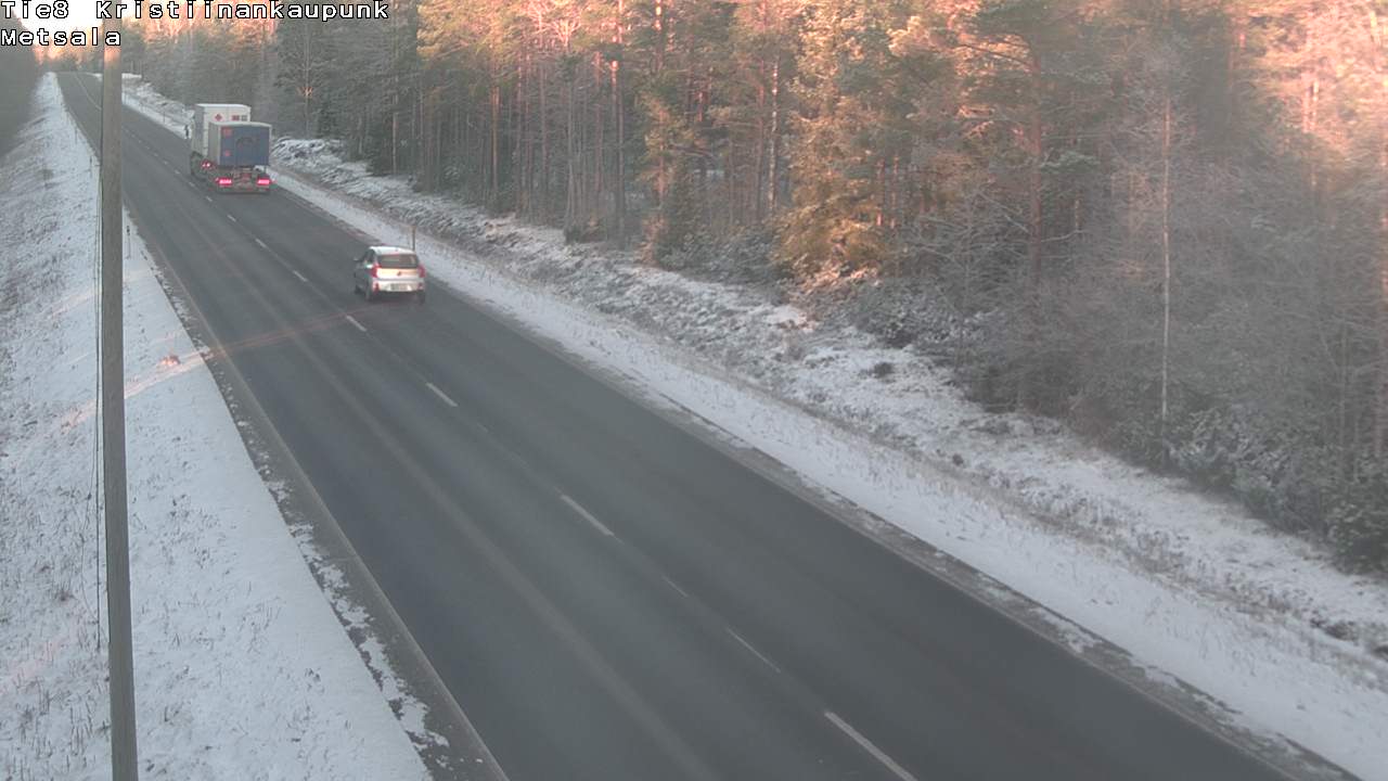 Weather Camera Image Väg 8 Kristinestad, Ömossa, Kristiinankaupunki, Pohjanmaa