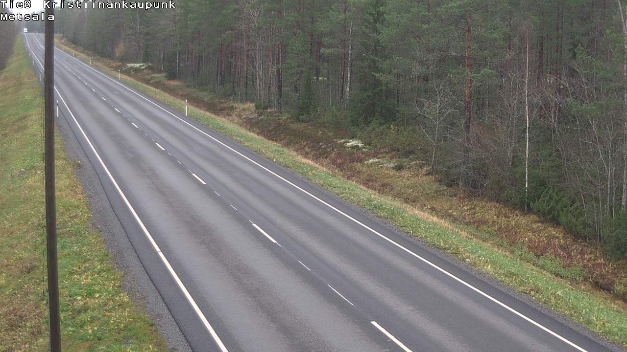 Kelikamerat Kuva Tie 8 Kristiinankaupunki, Metsälä, Kristiinankaupunki, Pohjanmaa