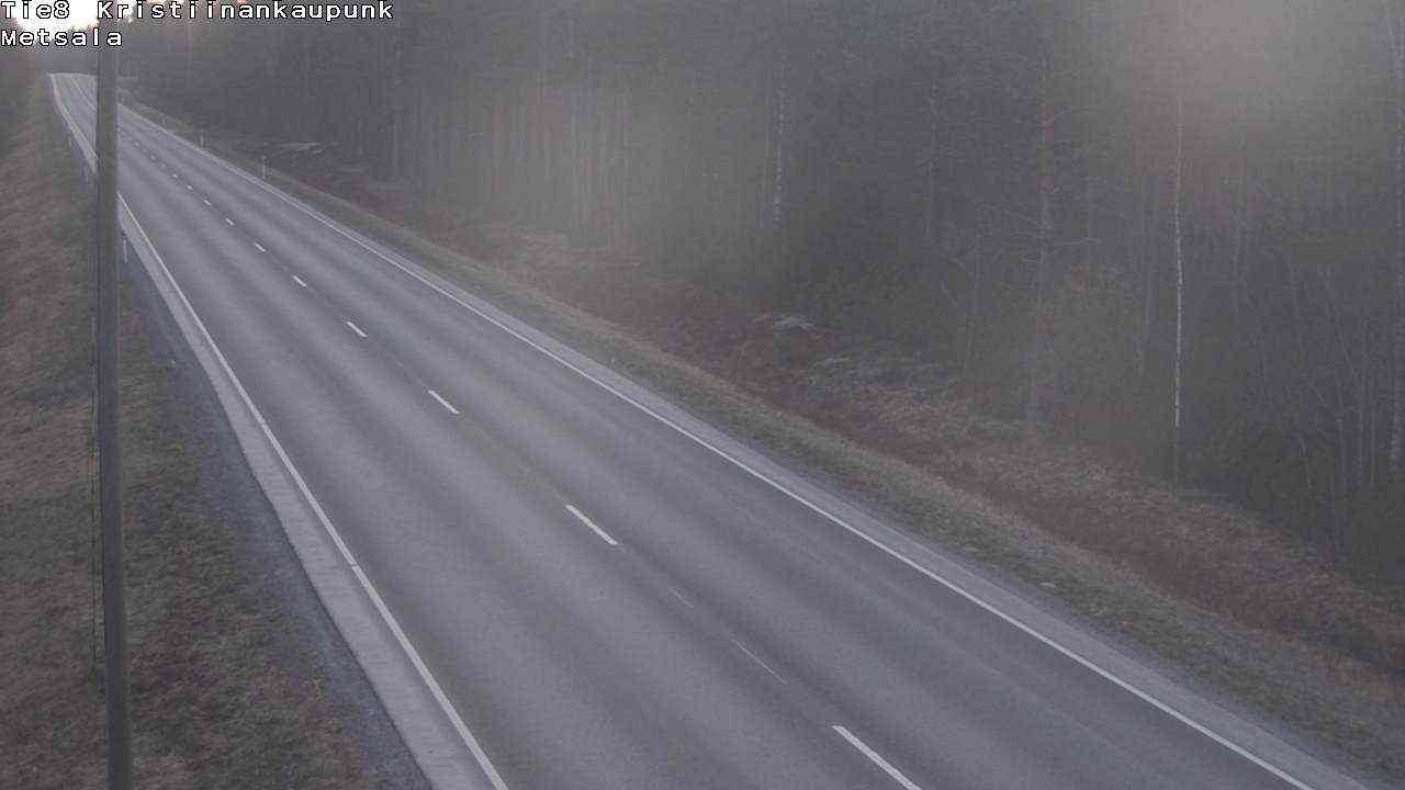 Weather Camera Image Väg 8 Kristinestad, Ömossa, Kristiinankaupunki, Pohjanmaa