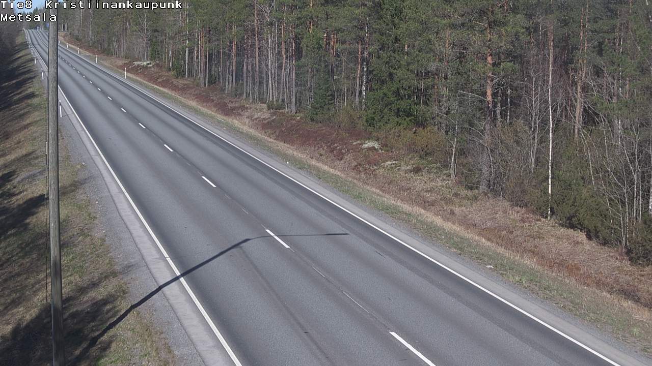 Weather Camera Image Väg 8 Kristinestad, Ömossa, Kristiinankaupunki, Pohjanmaa