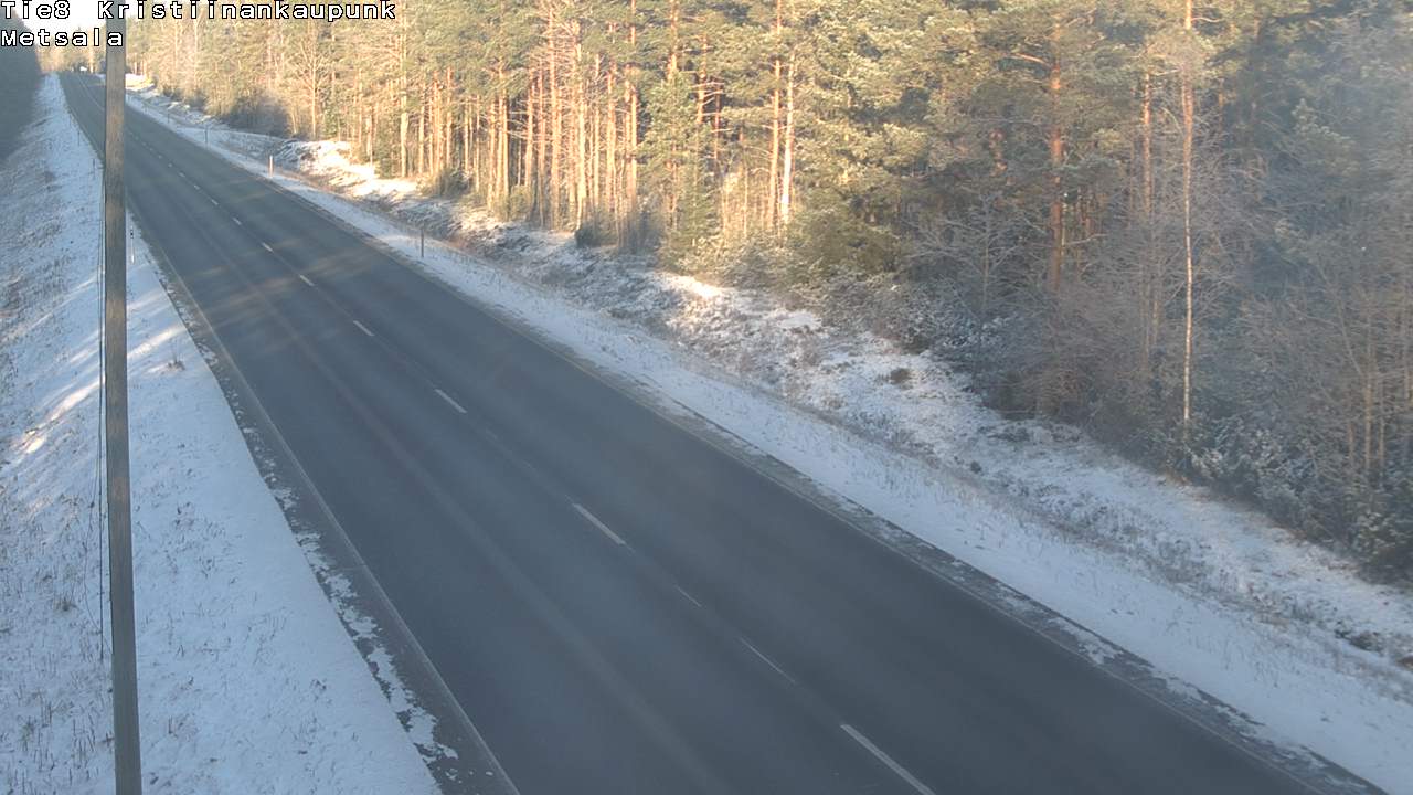 Weather Camera Image Väg 8 Kristinestad, Ömossa, Kristiinankaupunki, Pohjanmaa