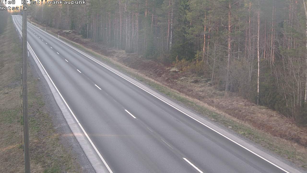 Weather Camera Image Väg 8 Kristinestad, Ömossa, Kristiinankaupunki, Pohjanmaa