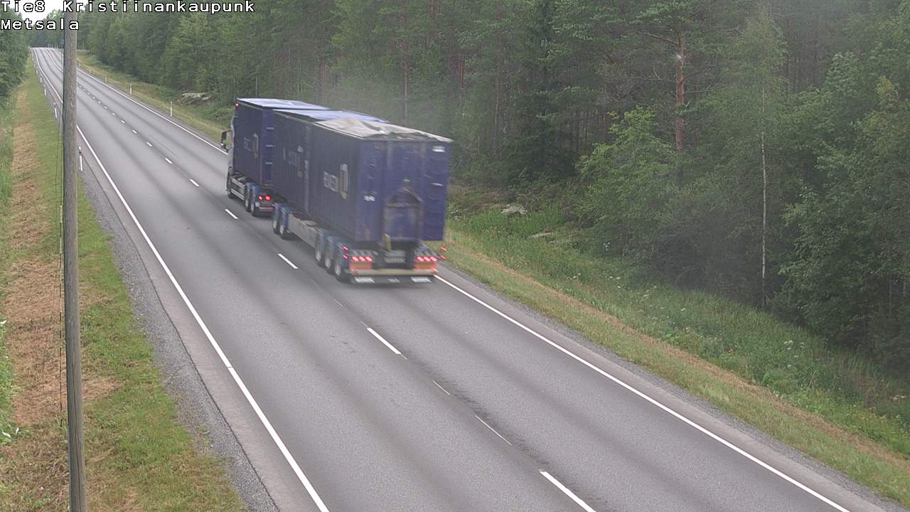 Kelikamerat Kuva Tie 8 Kristiinankaupunki, Metsälä, Kristiinankaupunki, Pohjanmaa