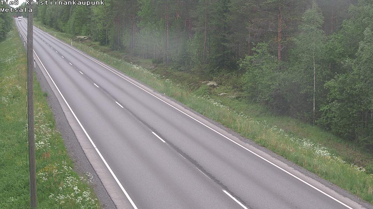 Kelikamerat Kuva Tie 8 Kristiinankaupunki, Metsälä, Kristiinankaupunki, Pohjanmaa