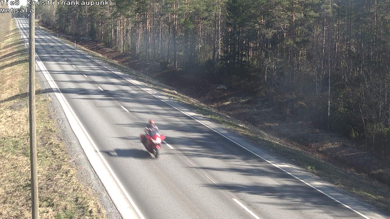 Weather Camera Image Väg 8 Kristinestad, Ömossa, Kristiinankaupunki, Pohjanmaa