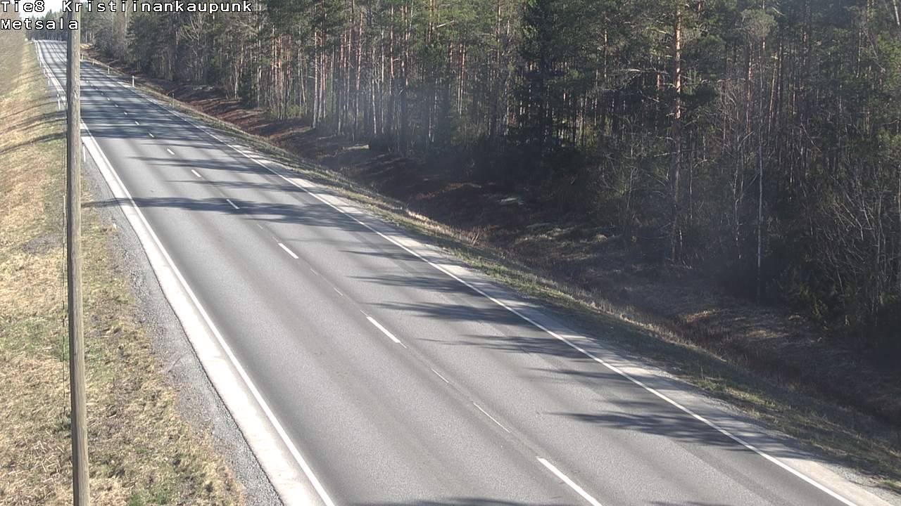 Weather Camera Image Väg 8 Kristinestad, Ömossa, Kristiinankaupunki, Pohjanmaa