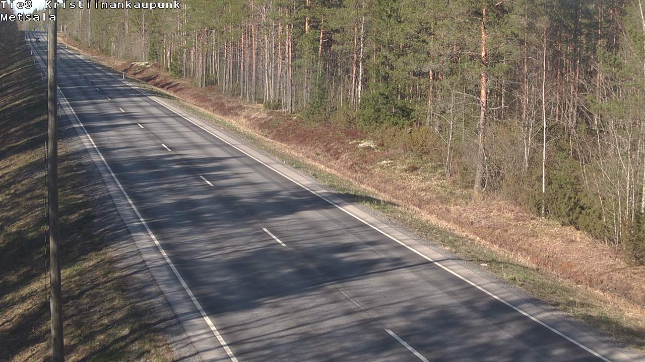 Weather Camera Image Väg 8 Kristinestad, Ömossa, Kristiinankaupunki, Pohjanmaa