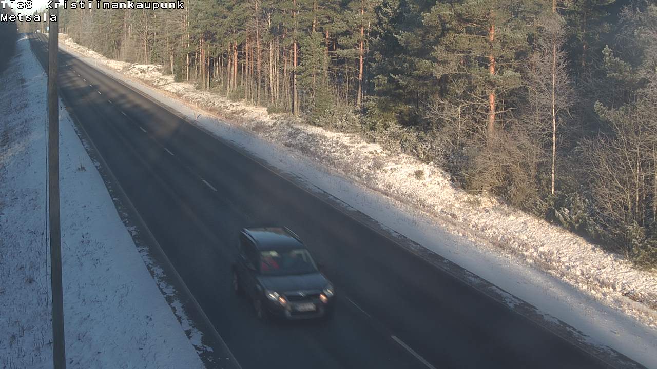 Weather Camera Image Väg 8 Kristinestad, Ömossa, Kristiinankaupunki, Pohjanmaa