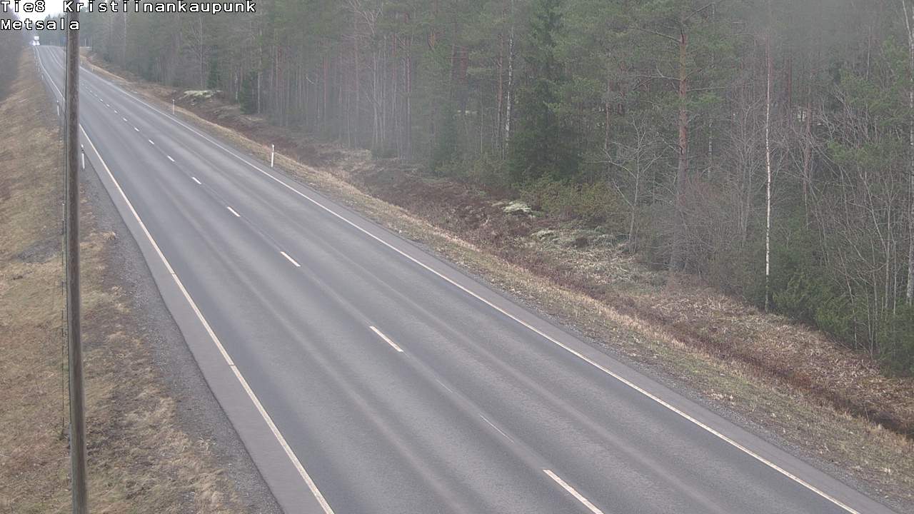 Weather Camera Image Road 8 Kristiinankaupunki Metsälä, Kristiinankaupunki, Pohjanmaa