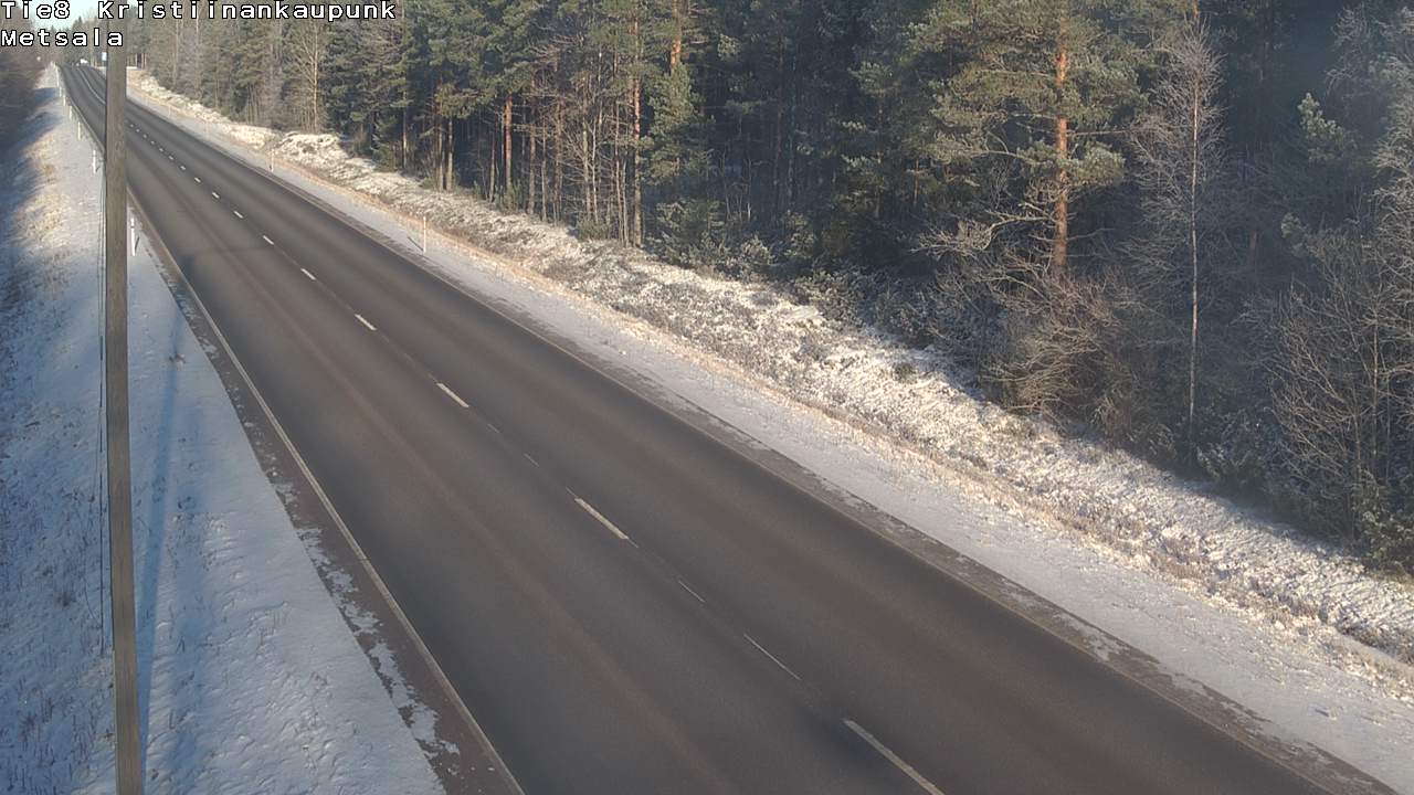 Weather Camera Image Väg 8 Kristinestad, Ömossa, Kristiinankaupunki, Pohjanmaa