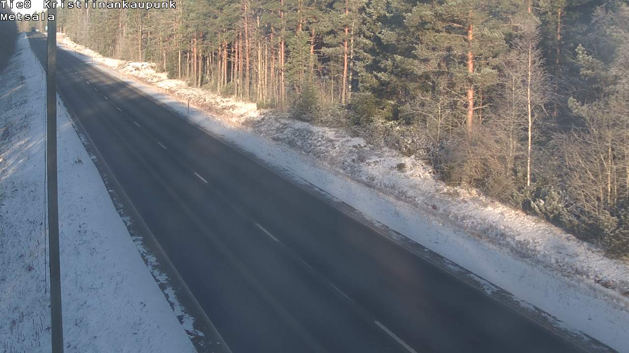 Weather Camera Image Väg 8 Kristinestad, Ömossa, Kristiinankaupunki, Pohjanmaa
