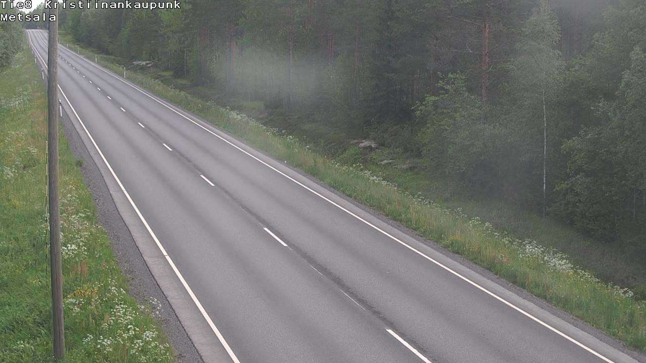 Weather Camera Image Väg 8 Kristinestad, Ömossa, Kristiinankaupunki, Pohjanmaa