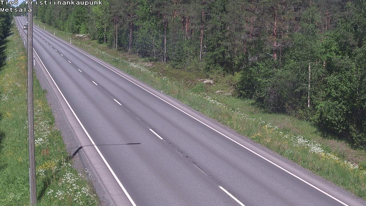 Weather Camera Image Väg 8 Kristinestad, Ömossa, Kristiinankaupunki, Pohjanmaa