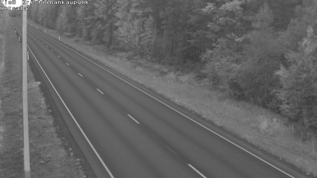 Weather Camera Image Road 8 Kristiinankaupunki Metsälä, Kristiinankaupunki, Pohjanmaa