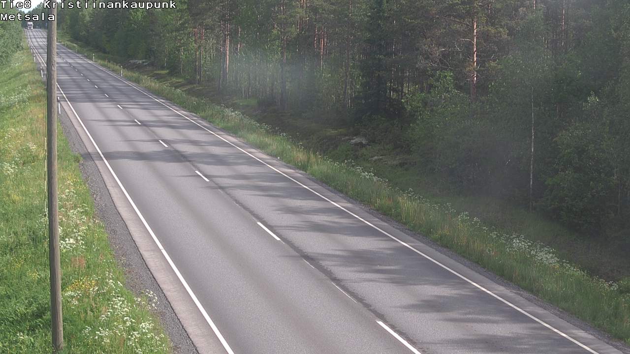 Weather Camera Image Väg 8 Kristinestad, Ömossa, Kristiinankaupunki, Pohjanmaa
