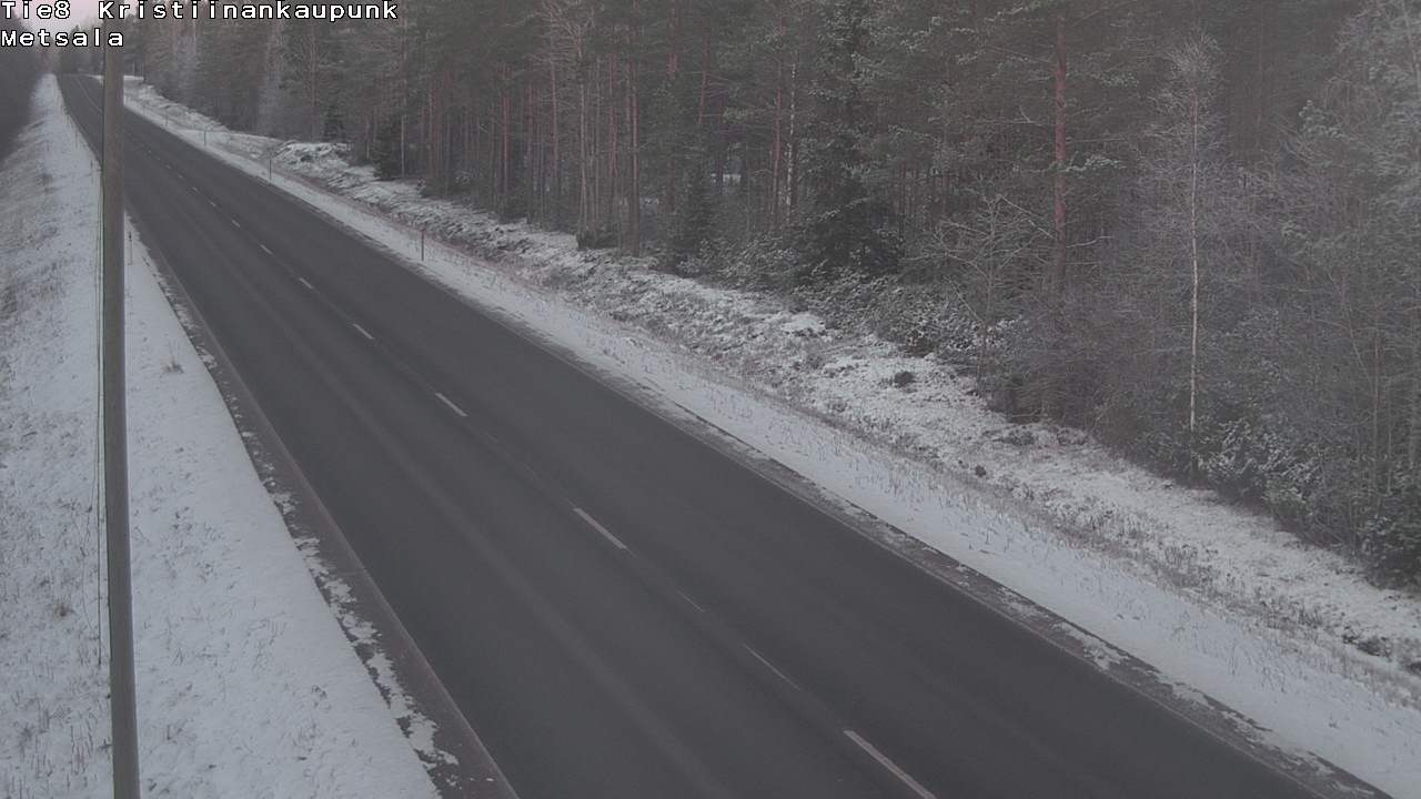 Weather Camera Image Väg 8 Kristinestad, Ömossa, Kristiinankaupunki, Pohjanmaa