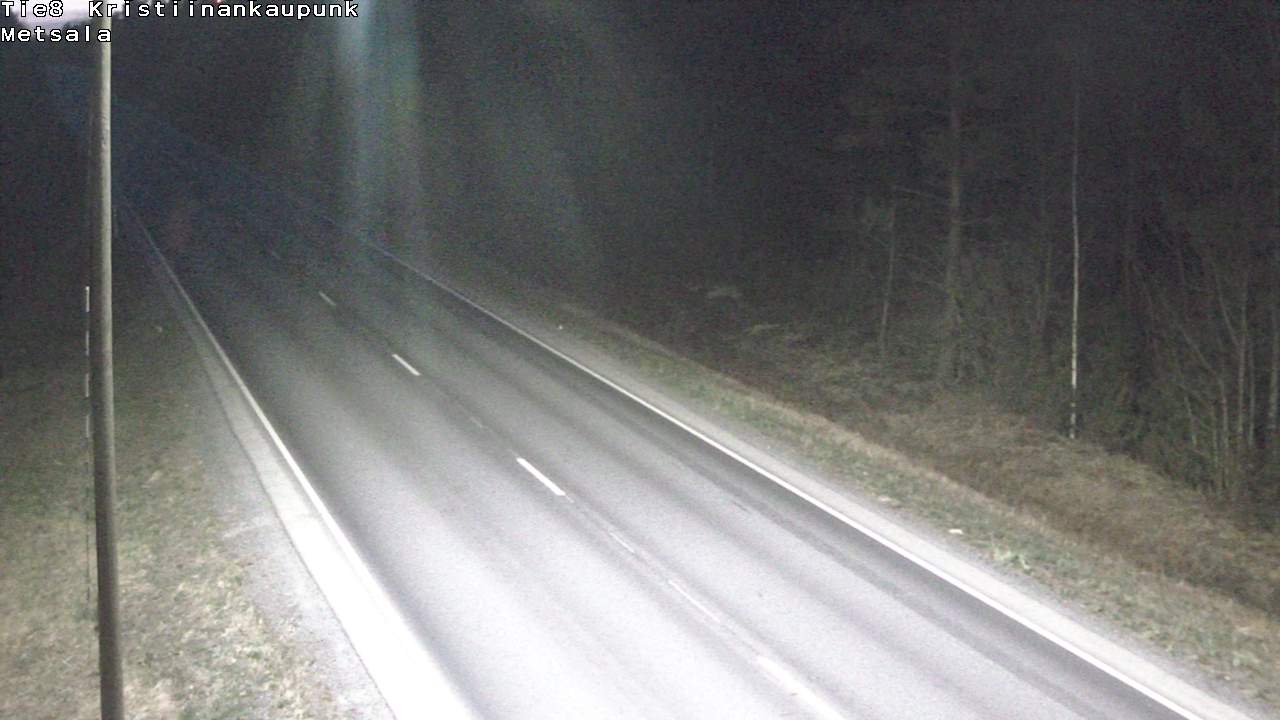 Weather Camera Image Väg 8 Kristinestad, Ömossa, Kristiinankaupunki, Pohjanmaa