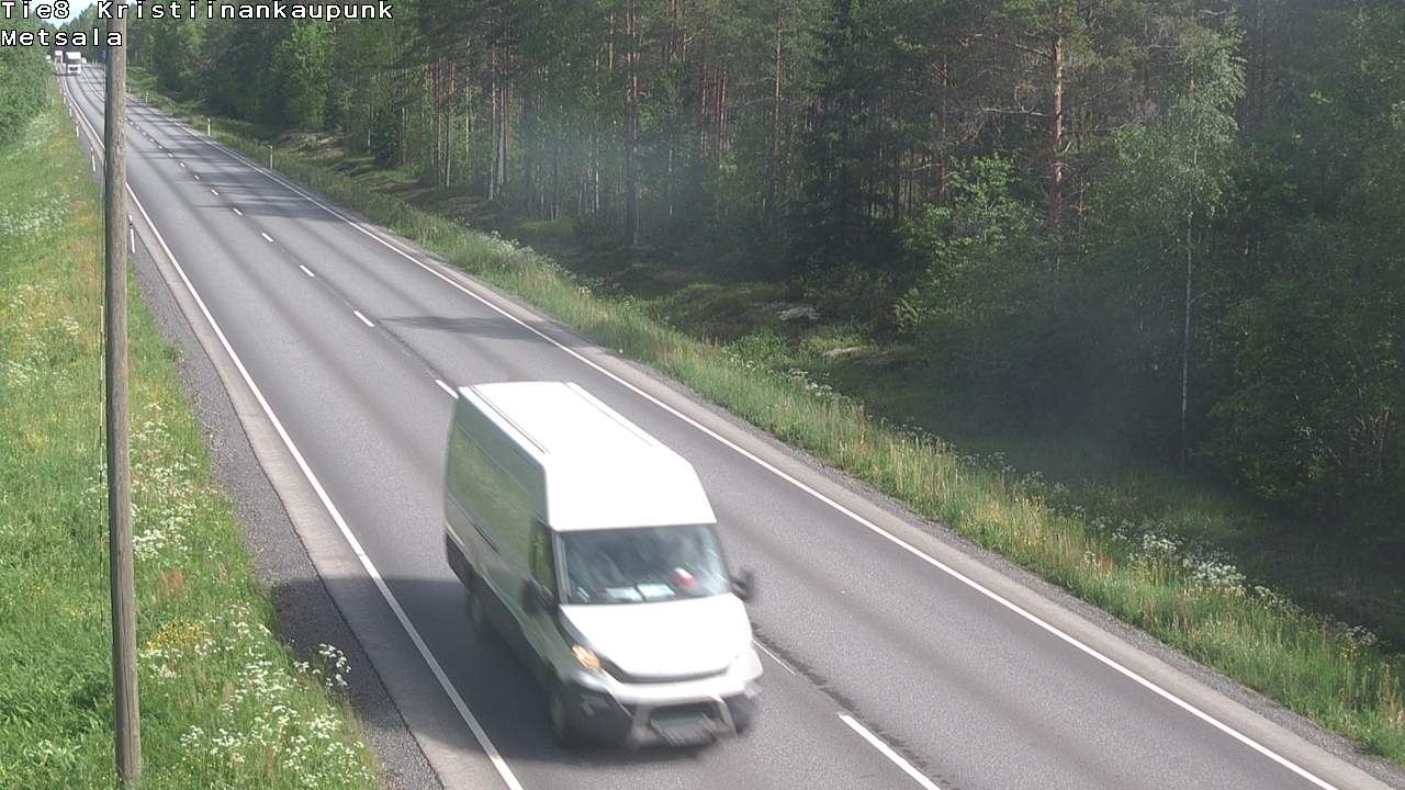 Weather Camera Image Väg 8 Kristinestad, Ömossa, Kristiinankaupunki, Pohjanmaa