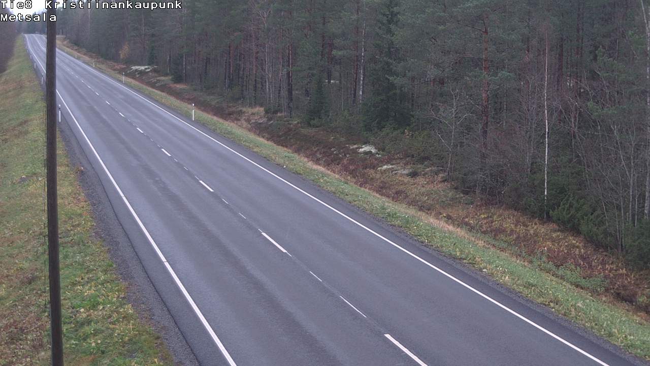 Kelikamerat Kuva Tie 8 Kristiinankaupunki, Metsälä, Kristiinankaupunki, Pohjanmaa
