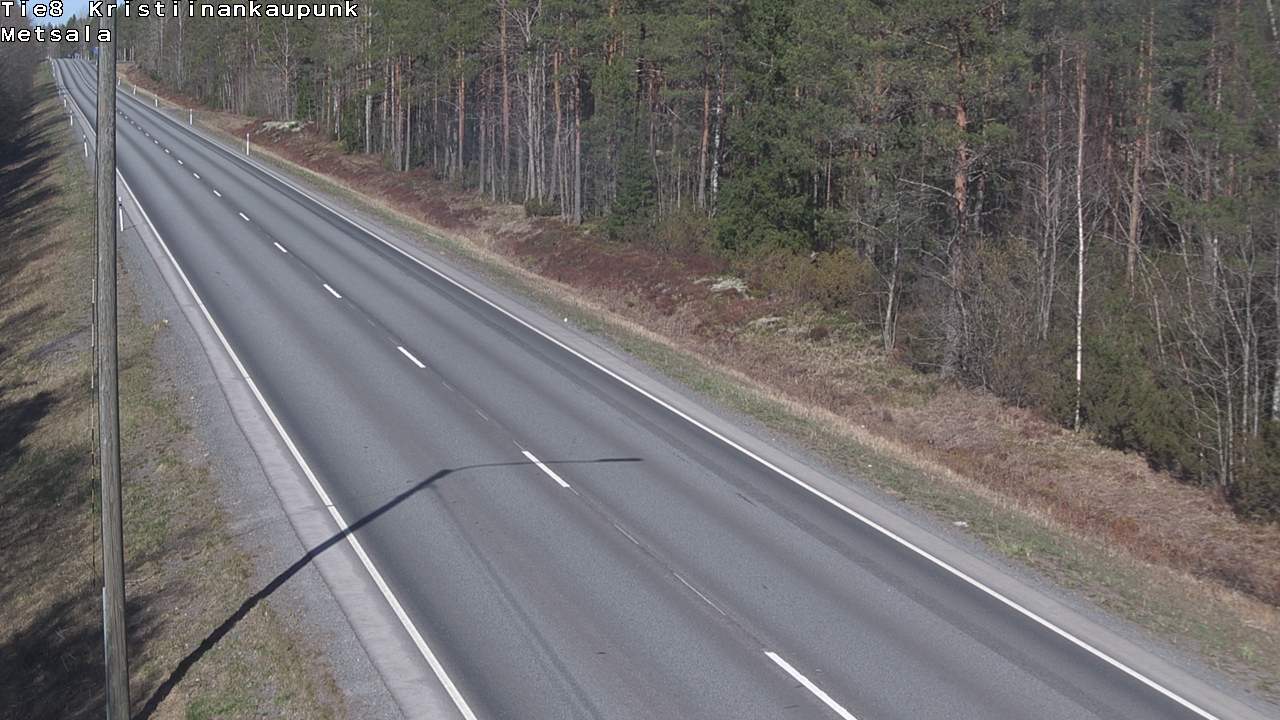 Weather Camera Image Väg 8 Kristinestad, Ömossa, Kristiinankaupunki, Pohjanmaa