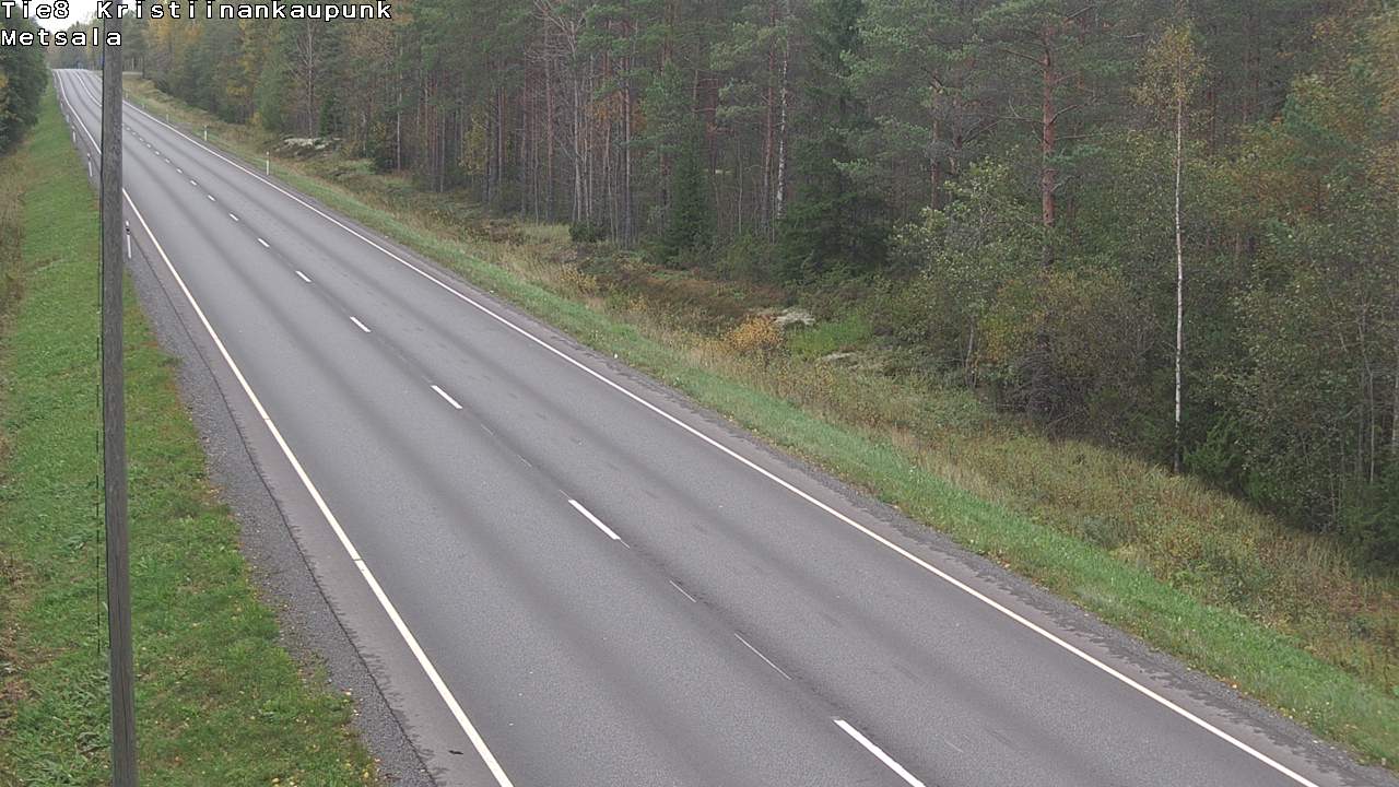Kelikamerat Kuva Tie 8 Kristiinankaupunki, Metsälä, Kristiinankaupunki, Pohjanmaa