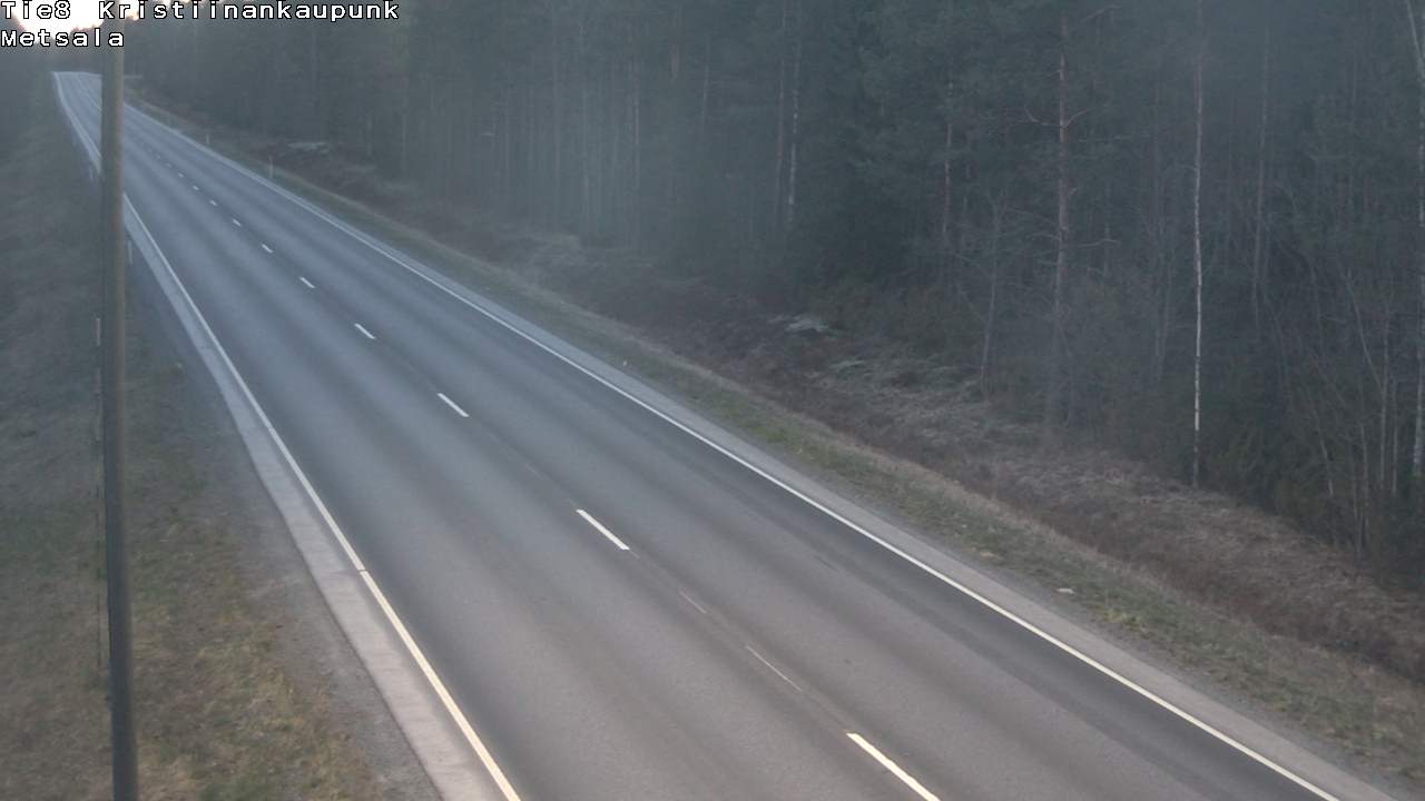 Weather Camera Image Väg 8 Kristinestad, Ömossa, Kristiinankaupunki, Pohjanmaa