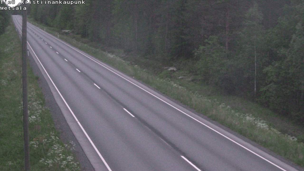 Kelikamerat Kuva Tie 8 Kristiinankaupunki, Metsälä, Kristiinankaupunki, Pohjanmaa