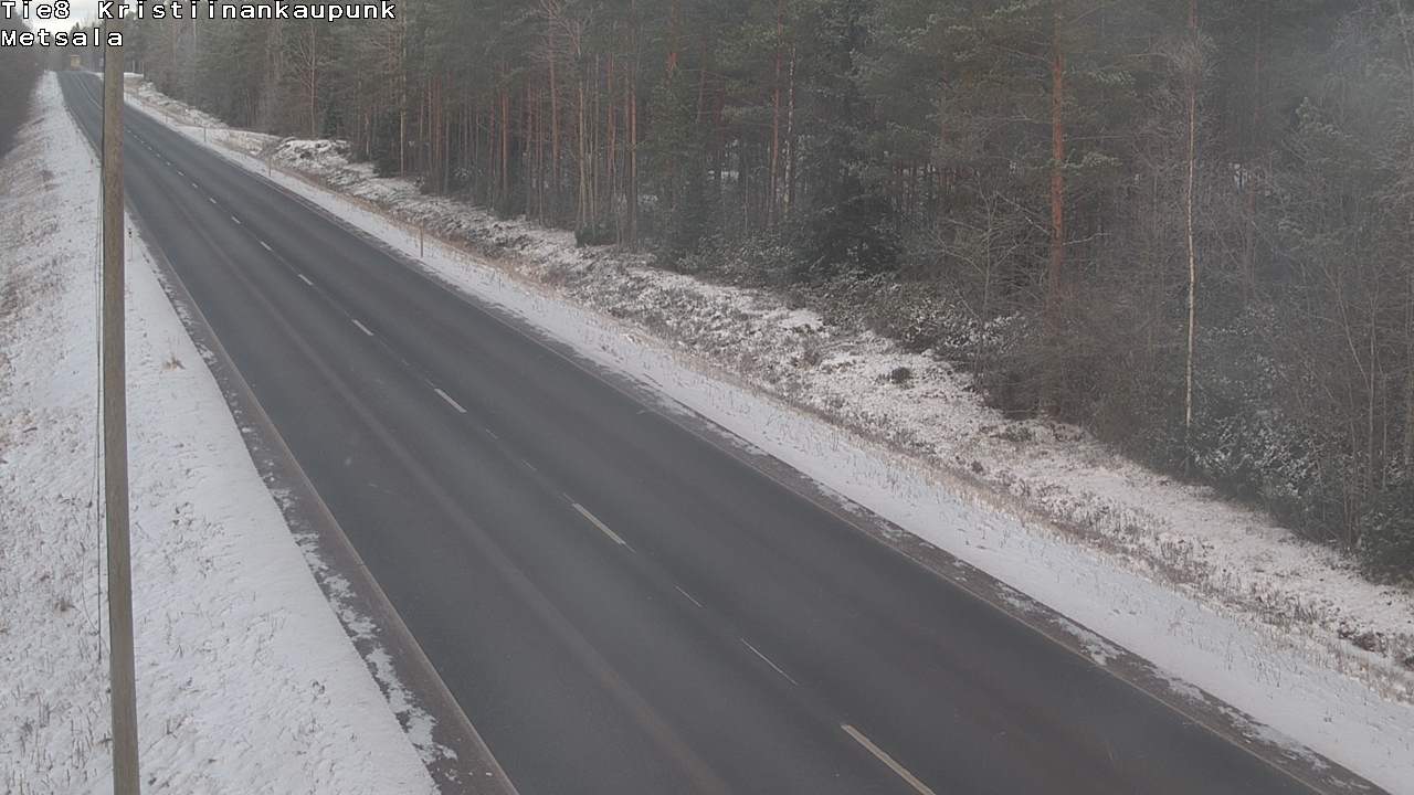 Kelikamerat Kuva Tie 8 Kristiinankaupunki, Metsälä, Kristiinankaupunki, Pohjanmaa