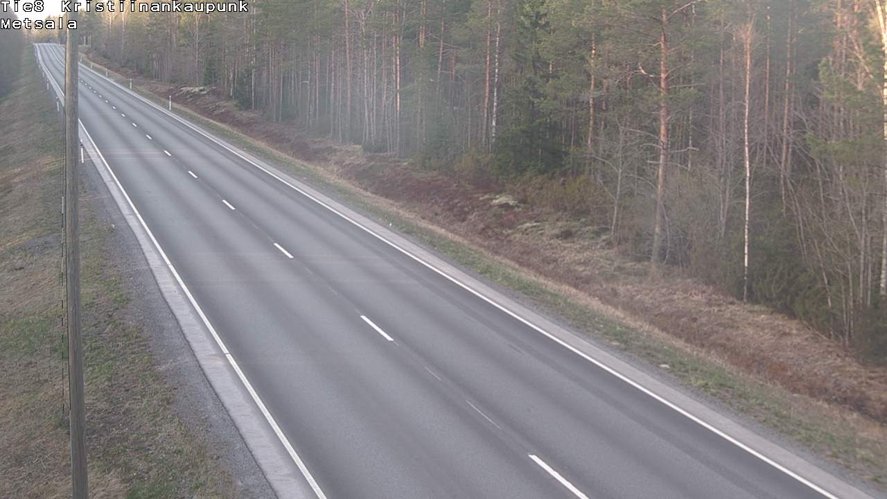 Weather Camera Image Väg 8 Kristinestad, Ömossa, Kristiinankaupunki, Pohjanmaa