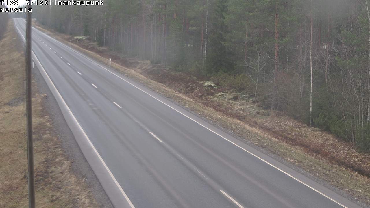 Weather Camera Image Road 8 Kristiinankaupunki Metsälä, Kristiinankaupunki, Pohjanmaa