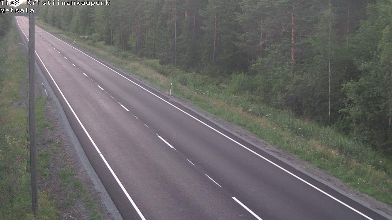 Weather Camera Image Road 8 Kristiinankaupunki Metsälä, Kristiinankaupunki, Pohjanmaa