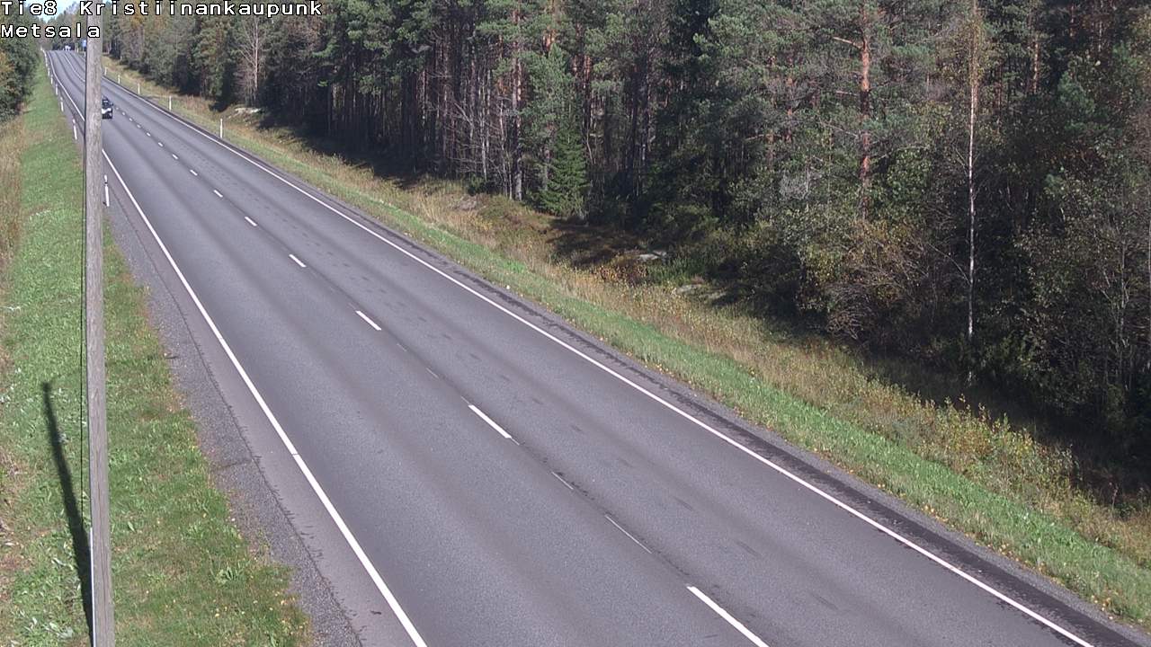 Weather Camera Image Road 8 Kristiinankaupunki Metsälä, Kristiinankaupunki, Pohjanmaa